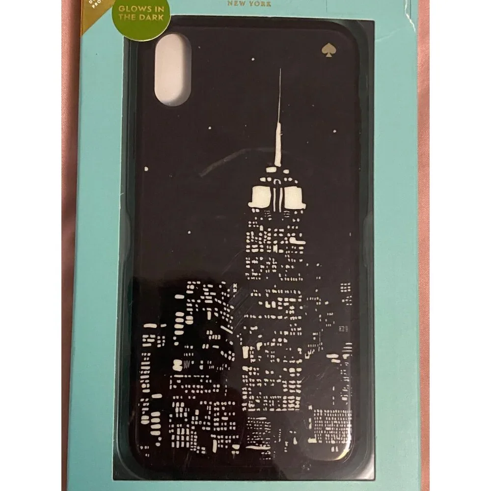 Kate Spade New York Glow In The Dark Skyline Case For iPhone XS Max Unused‎